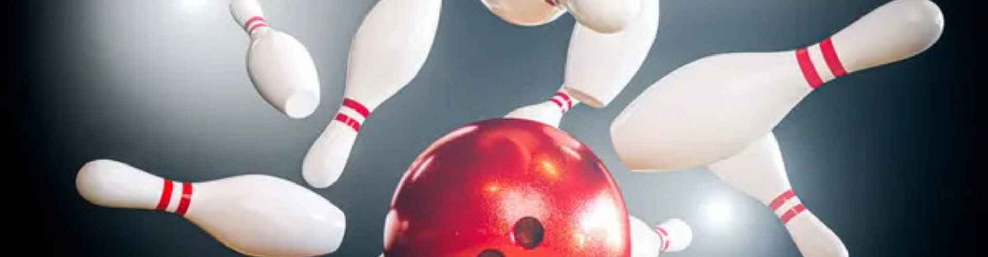 Depositphotos 720195822 stock photo strike shot red bowling ball