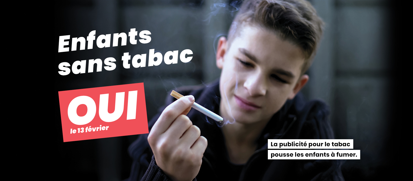 Une coalition neuchâteloise dit oui à « Enfants sans tabac »