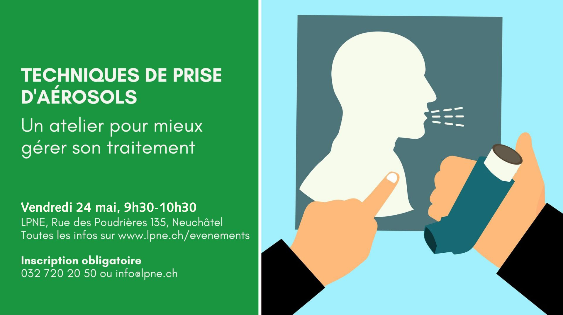 Atelier sur les prises d'aérosols