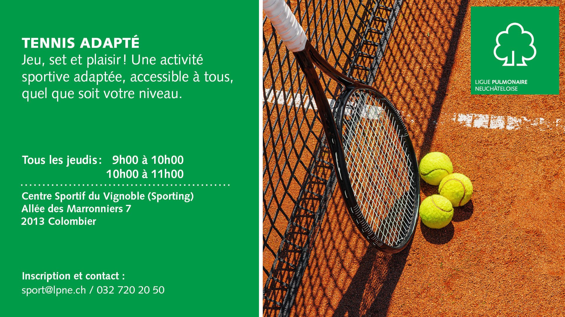 Tennis adapté