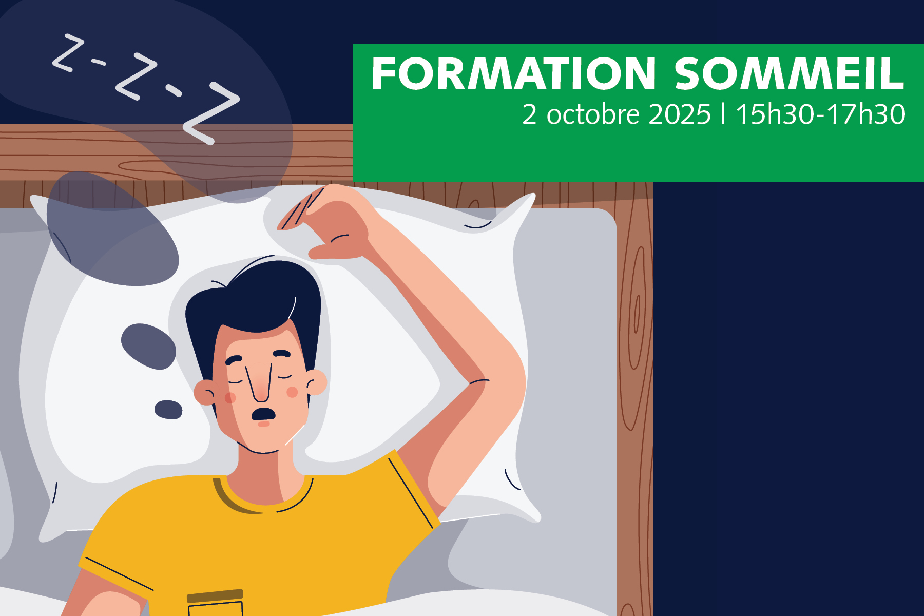 Journée mondiale du sommeil – formation pour les professionnels