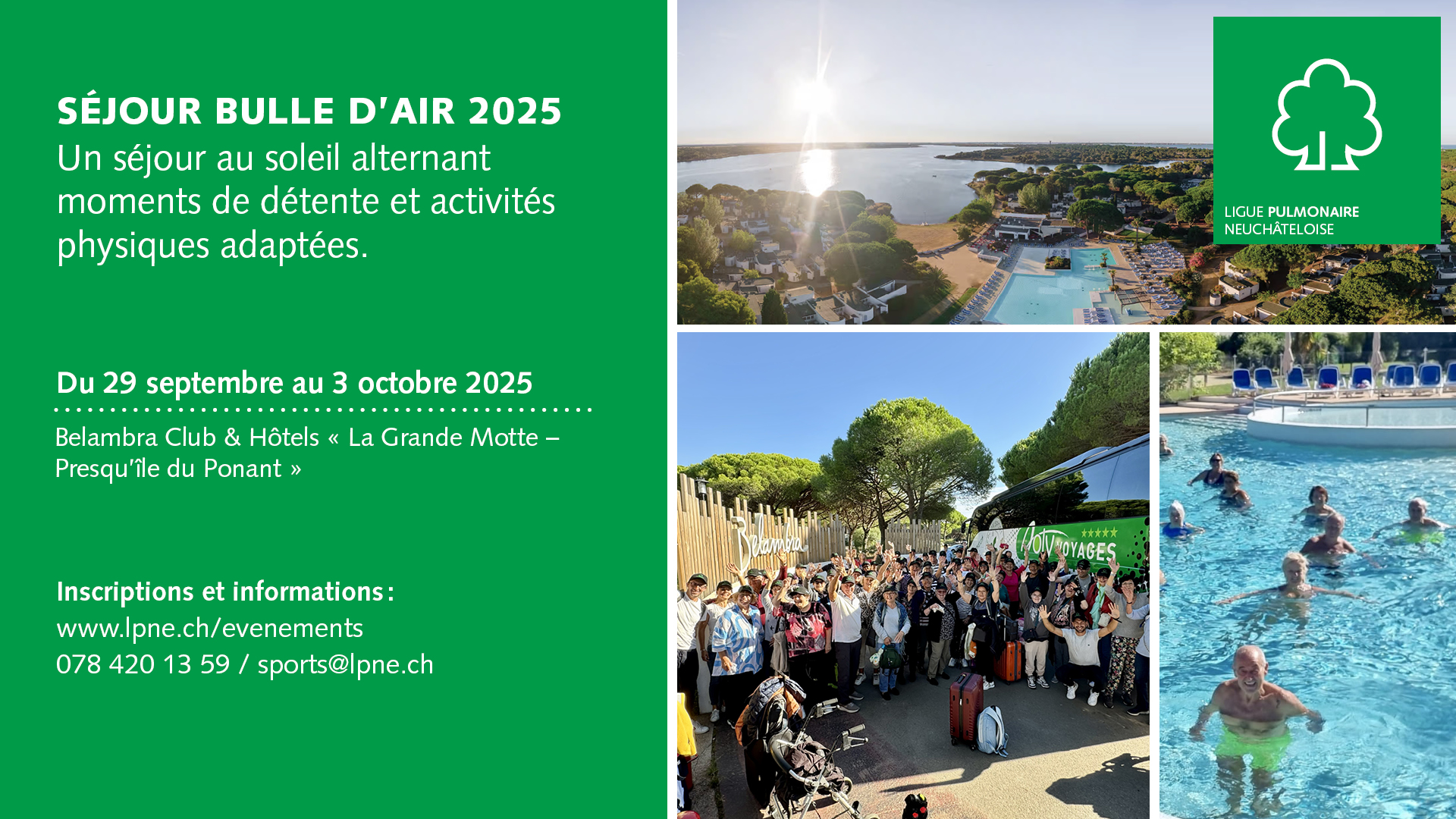 Séjour Bulle d'air 2025