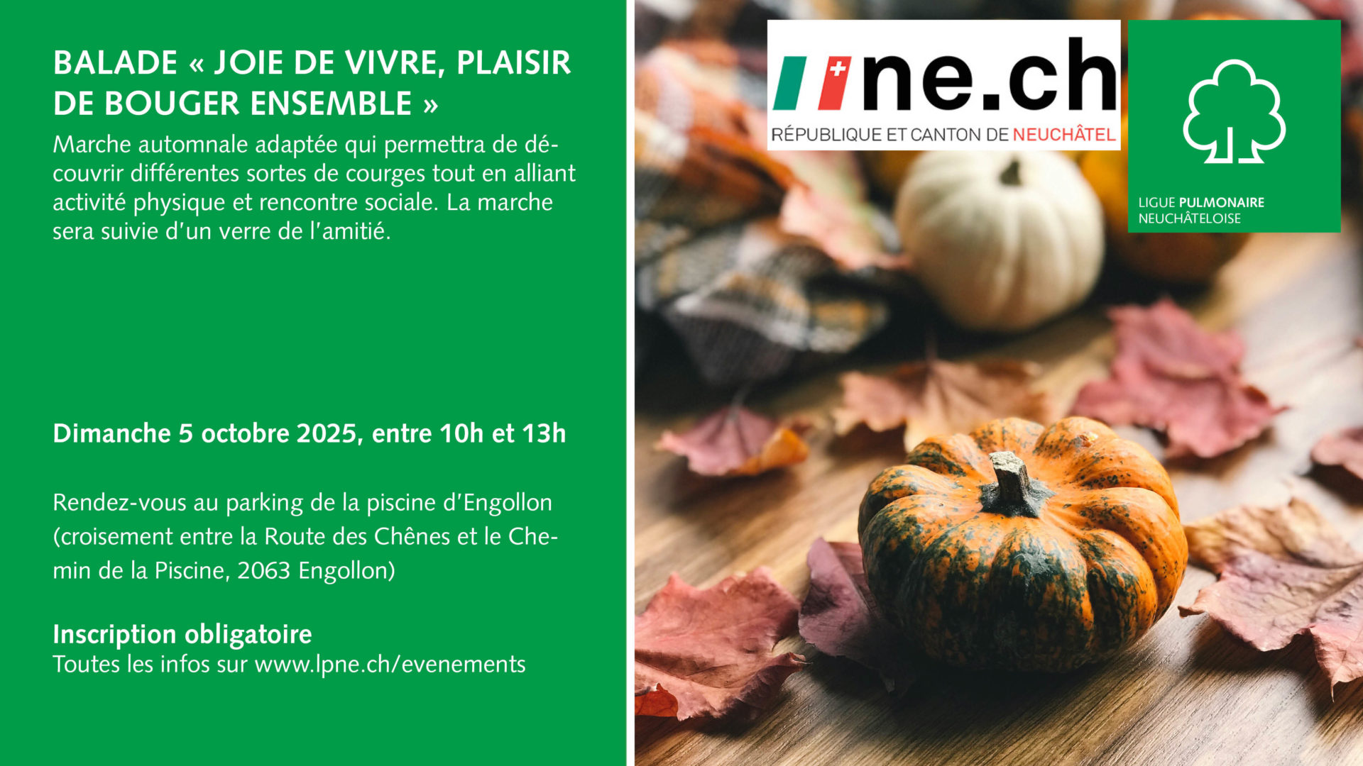 Balade au Val-de-Ruz avec découverte des courges